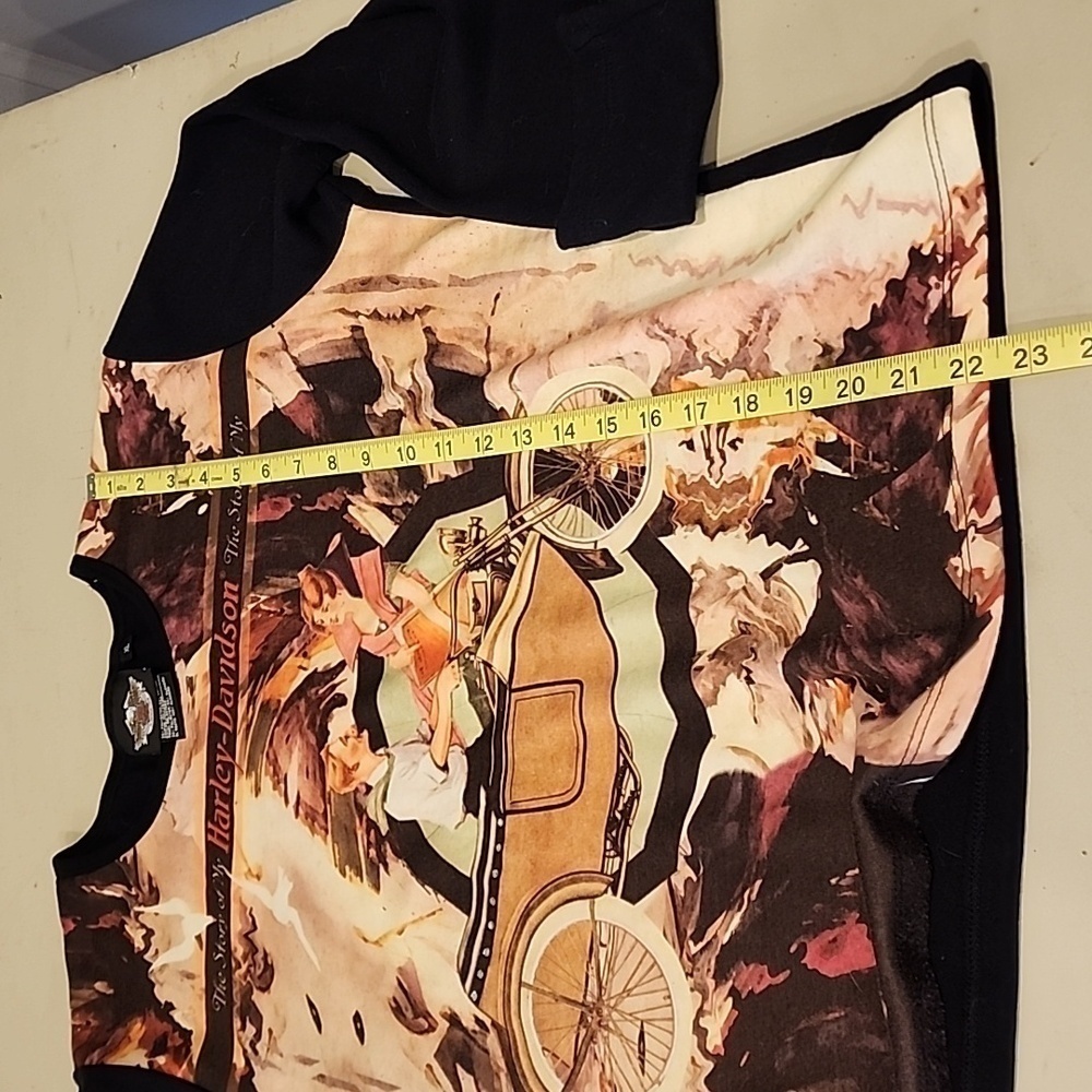 The story of My Harley Davidson long sleeve top XL - Picture 8 of 9